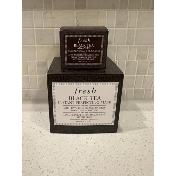 Fresh Black Tea Firming Overnight Mask 3.3 oz + Eye Cream 0.5ozNIB & SEALED